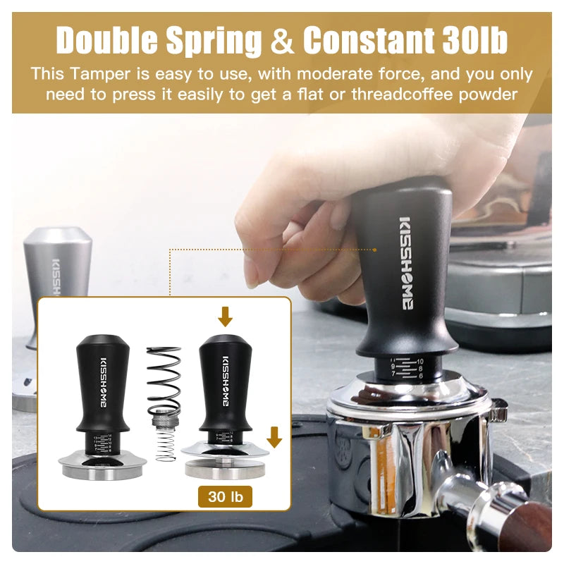 Calibrated Constant Pressure Espresso Tamper