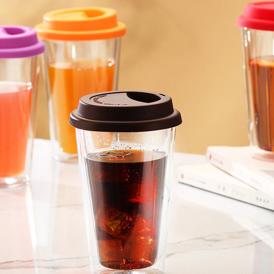 JAMELbyDesign Double Wall Glass Coffee Cup | 350ml