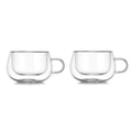 Double Wall Glass Espresso Cup Set | 100ml & 200ml