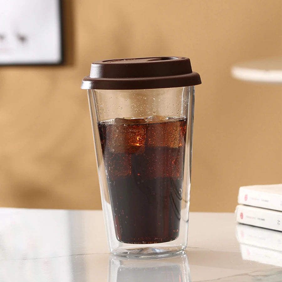JAMELbyDesign Double Wall Glass Coffee Cup | 350ml