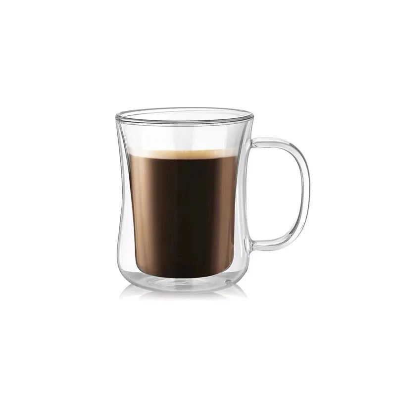 Double Wall Glass Espresso Cups | 220ml, 300ml & 400ml