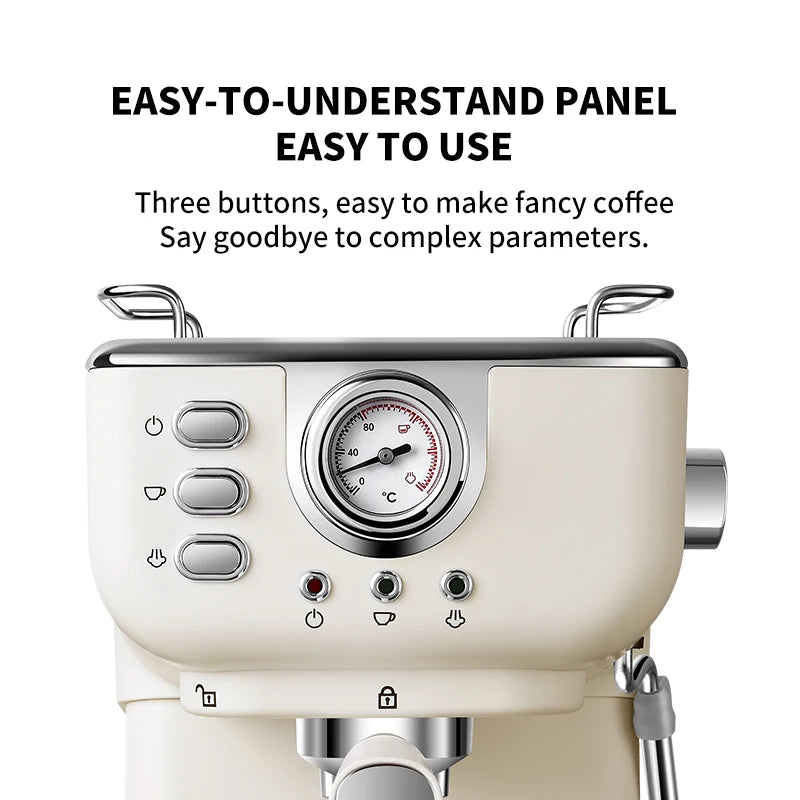 Semi-Automatic 20 BAR Espresso Machine with Milk Frother