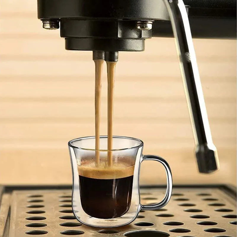 Double Wall Glass Espresso Cups | 220ml, 300ml & 400ml
