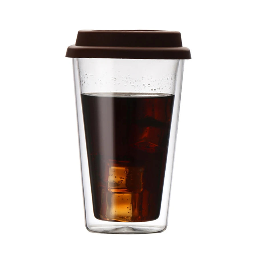 JAMELbyDesign Double Wall Glass Coffee Cup | 350ml