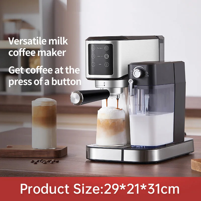 Programmable 20 BAR Stainless Steel Espresso Machine