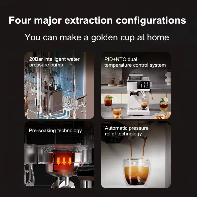 JAMELbyDesign 2-in-1 Cold & Hot Coffee Maker