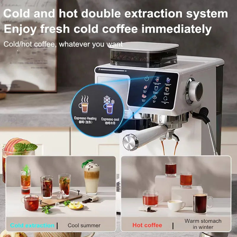 JAMELbyDesign 2-in-1 Cold & Hot Coffee Maker