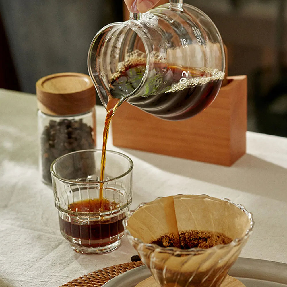 The Sanctum Pour Over Coffee Dripper | Glass Sharing Set