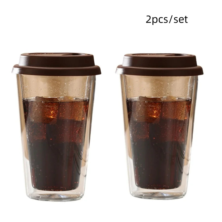 JAMELbyDesign Double Wall Glass Coffee Cup | 350ml