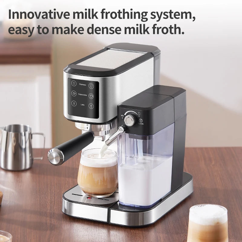 Programmable 20 BAR Stainless Steel Espresso Machine