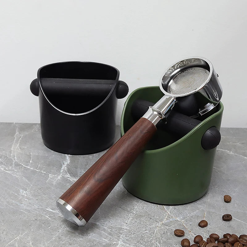Barista Espresso Knock Box & Grounds Container