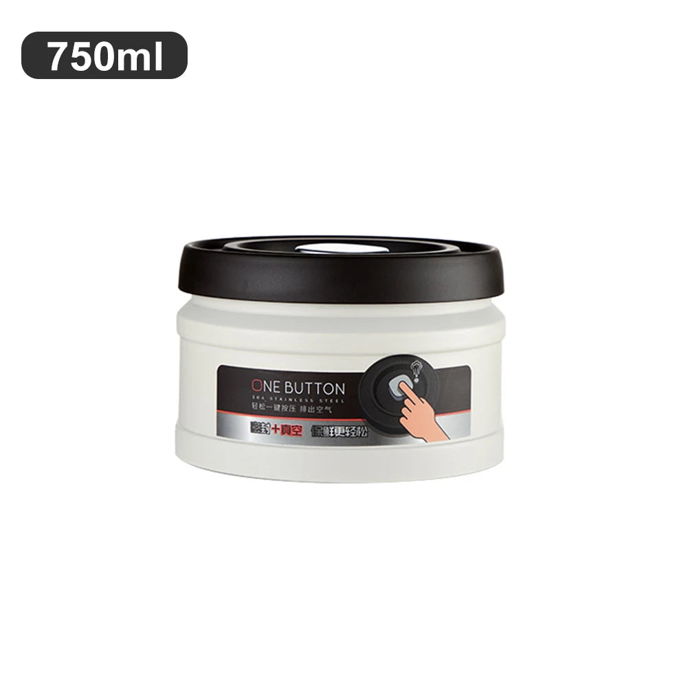 Vacuum Sealed Coffee Canister | Airtight Stainless Steel