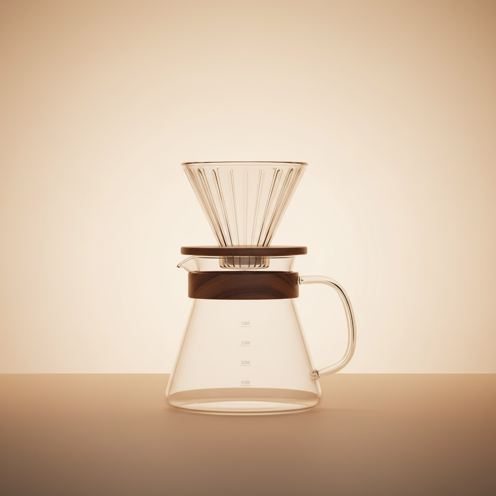 JAMELbyDesign Artisan Pour Over Glass Dripper Set